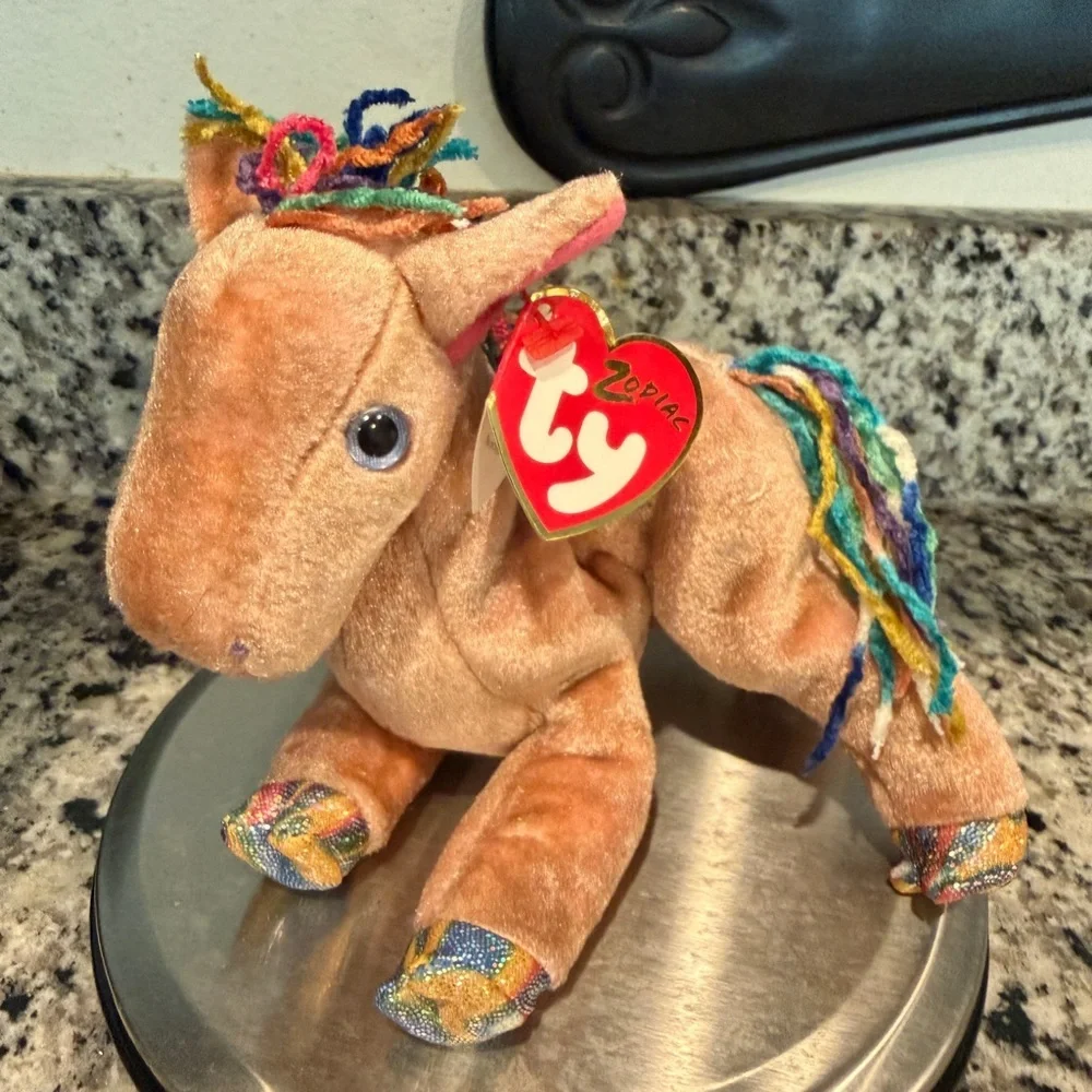 VTG TY‎ Beanie Babies Bundle of 5 Collectible 1994-2000 Retired Rare Error date
